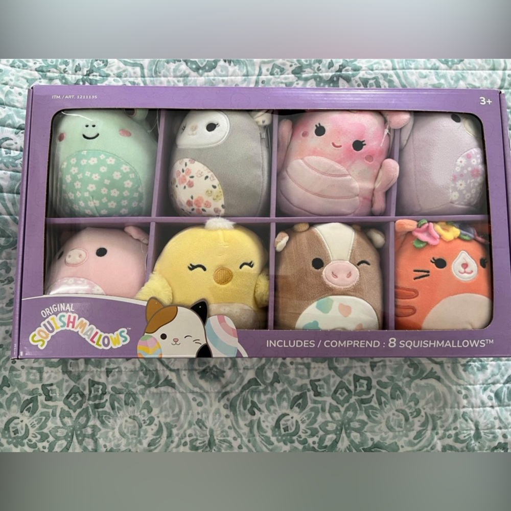 Original Squishmallows 5-Inch Plush - Spring Critters Collection 8-Pack
